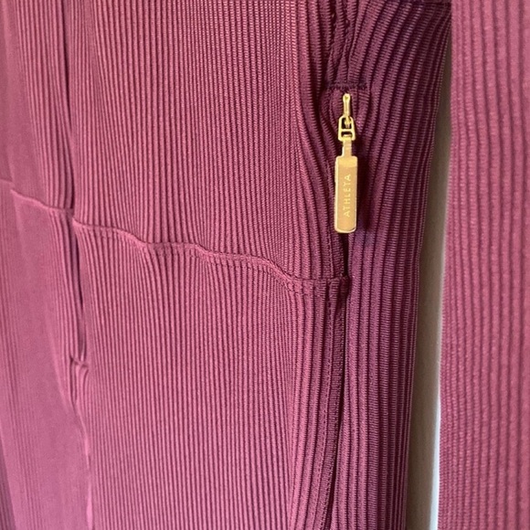 Athleta x Alicia Keys Maroon Red Goddess Bodysuit - Picture 8 of 15